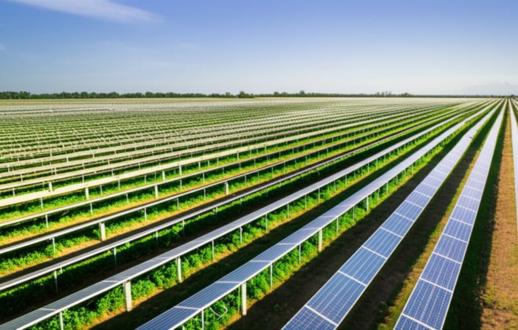 Featured image for Solar Panels That Grow Food While Cutting Water Use