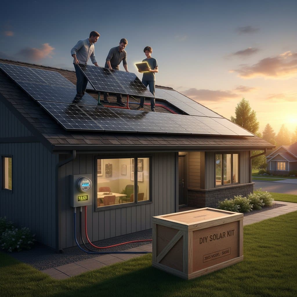 Featured image for DIY Solar Kits Cut Installation Costs to $8K in 2025