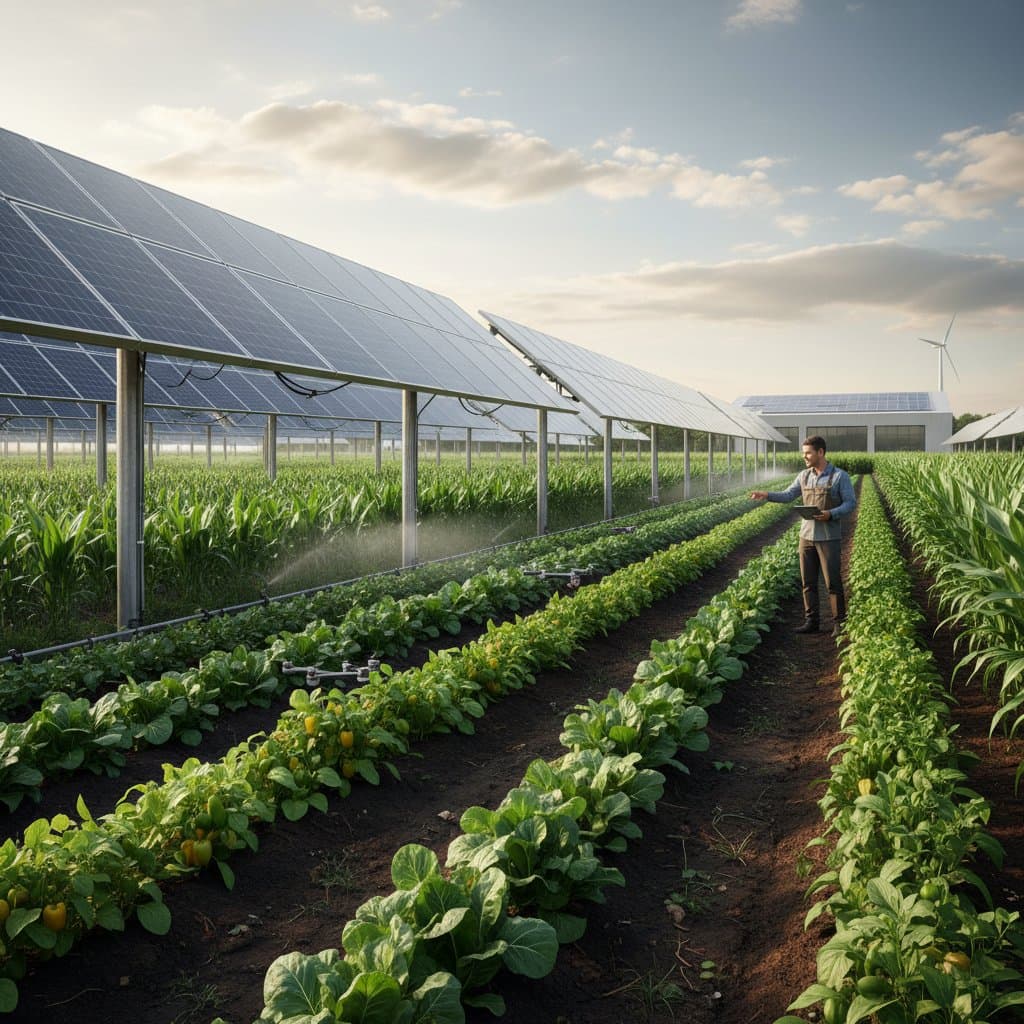 Featured image for Why Solar Panels Actually Boost Crop Yields 5-15%