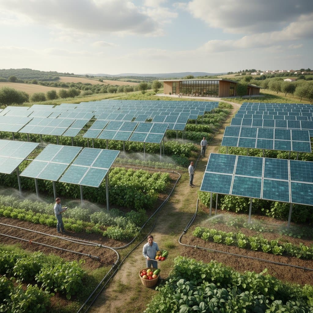 Featured image for Solar Panels That Let Farmers Grow Crops Underneath