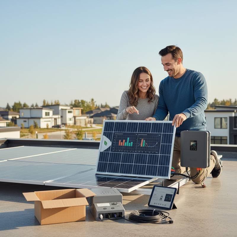 Featured image for DIY Solar Kits Cut Installation Costs by Half
