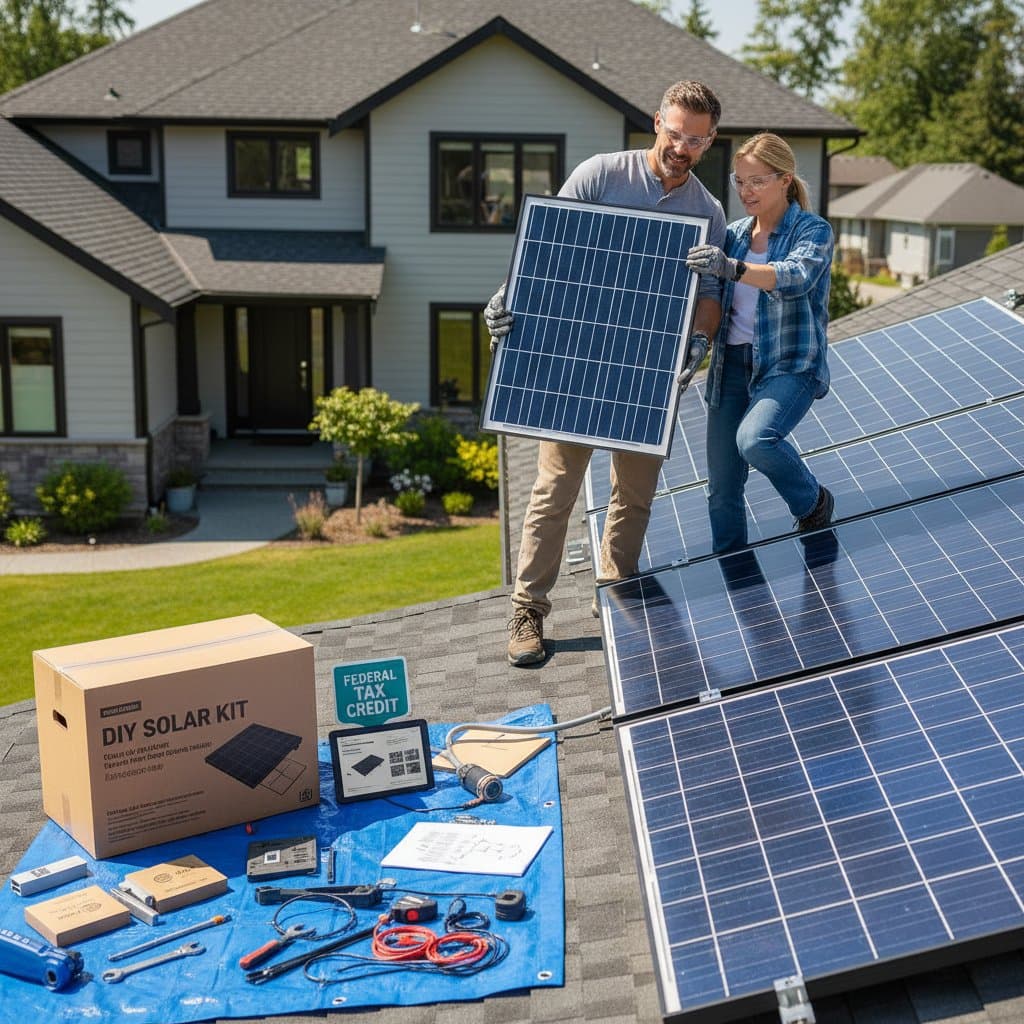 Image for DIY Solar Kits Cut Installation Costs to $15K