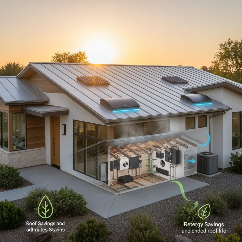 Featured image for Smart Roof Vents Cut AC Costs 40% This Summer