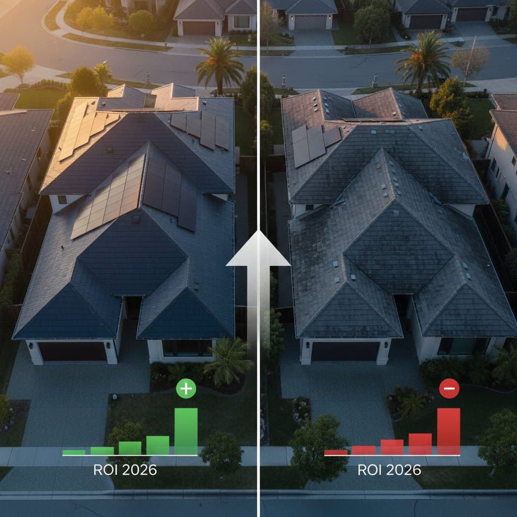 Featured image for Solar Roof Tiles Now Beat Asphalt Shingles in ROI