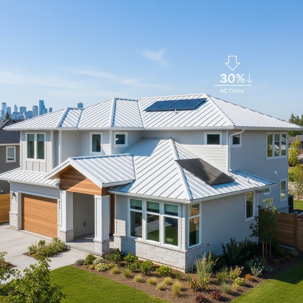 Featured image for Cool Roofs Cut AC Costs 30% While Lasting Longer