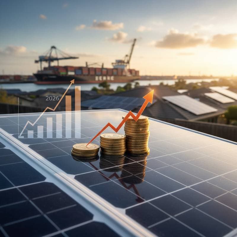 Featured image for Why 2026 Tariffs Will Raise Your Solar Panel Costs