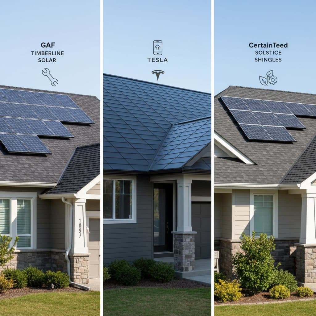 Featured image for GAF vs Tesla vs CertainTeed Solar Shingles Compared
