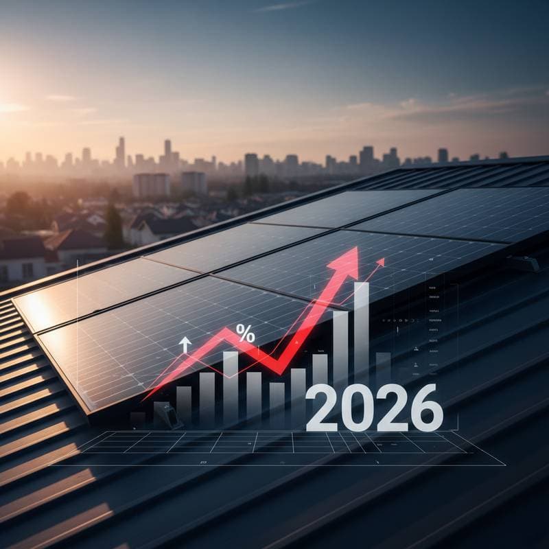 Featured image for Solar Panel Prices Jumping 40% Before 2026 Tariffs