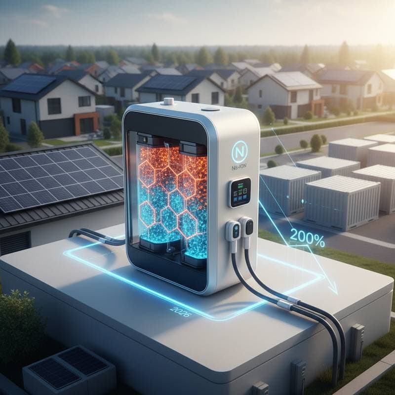 Sodium-Ion Batteries Cut Storage Costs by 2026