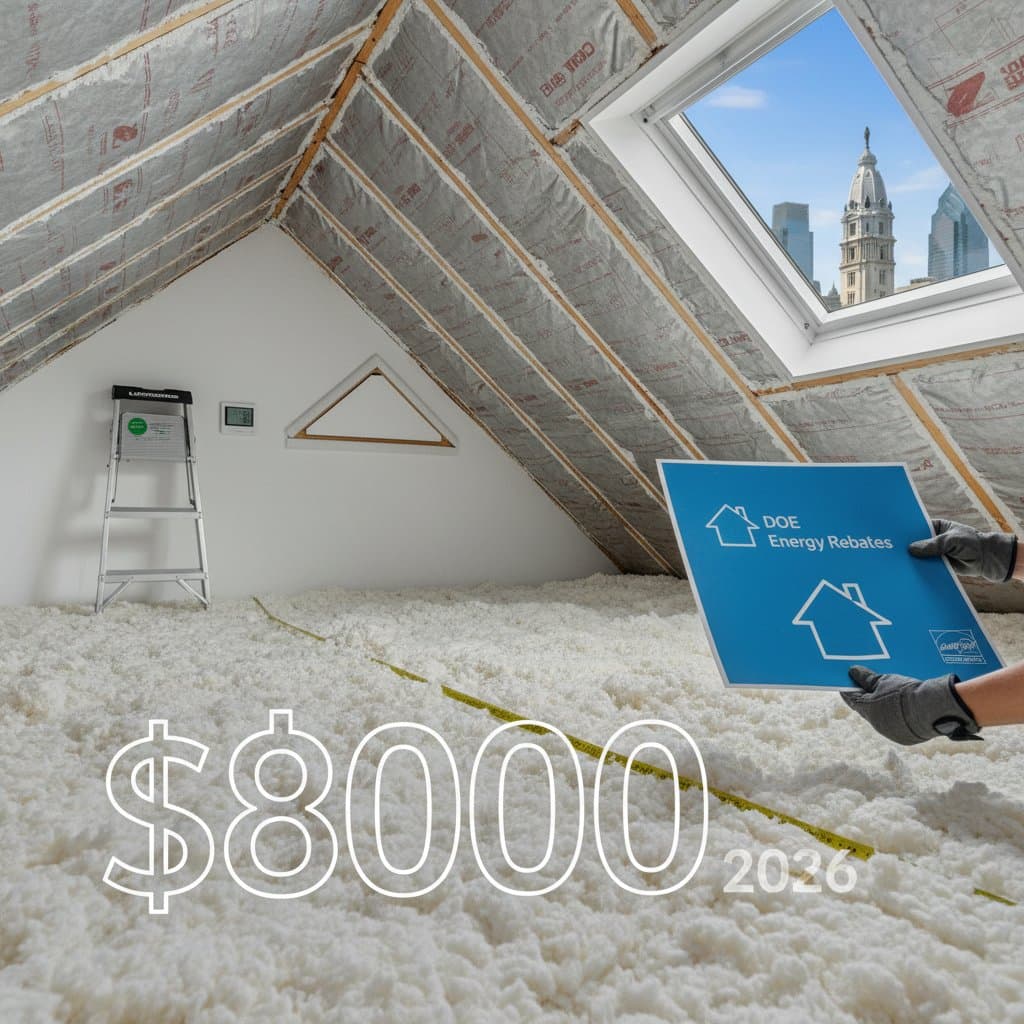 DOE Offers $8K Attic Insulation Rebates in 2026