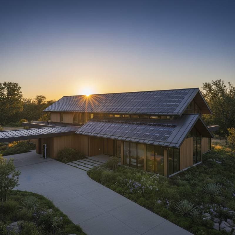 Metal Roofs That Generate Power Without Panels