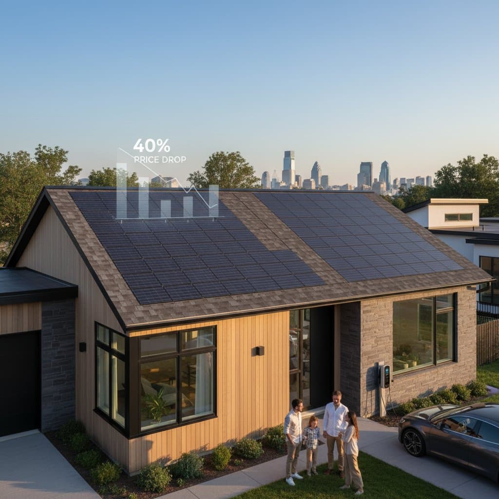 Featured image for Solar Shingles Drop 40% as GAF and CertainTeed Cut Prices