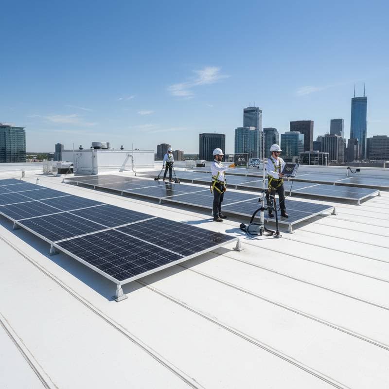 Featured image for Cool Roofs Cut Energy Bills 40% With Solar Panels