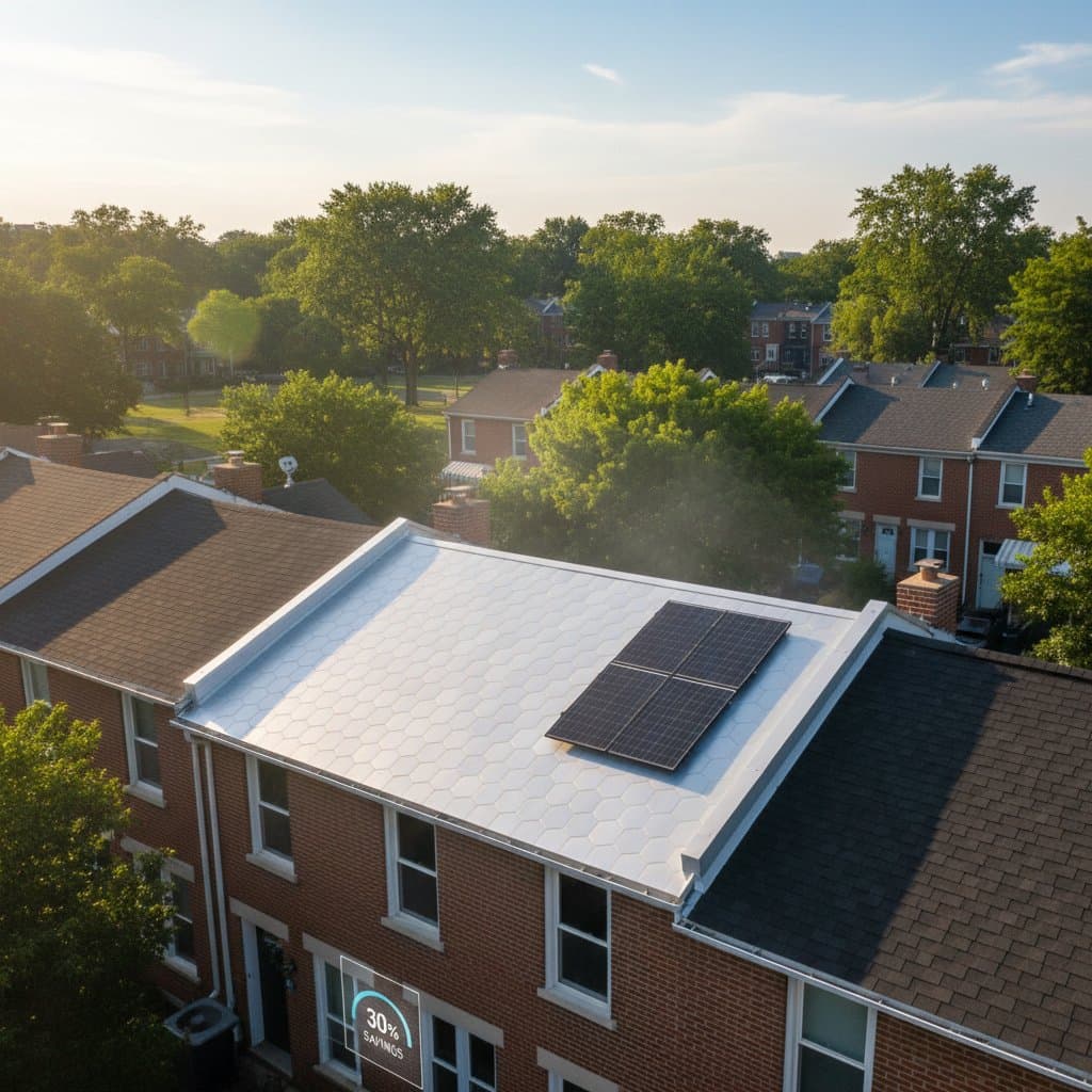 Featured image for Cool Roofs Cut Summer AC Costs by 30% with Reflective Tech