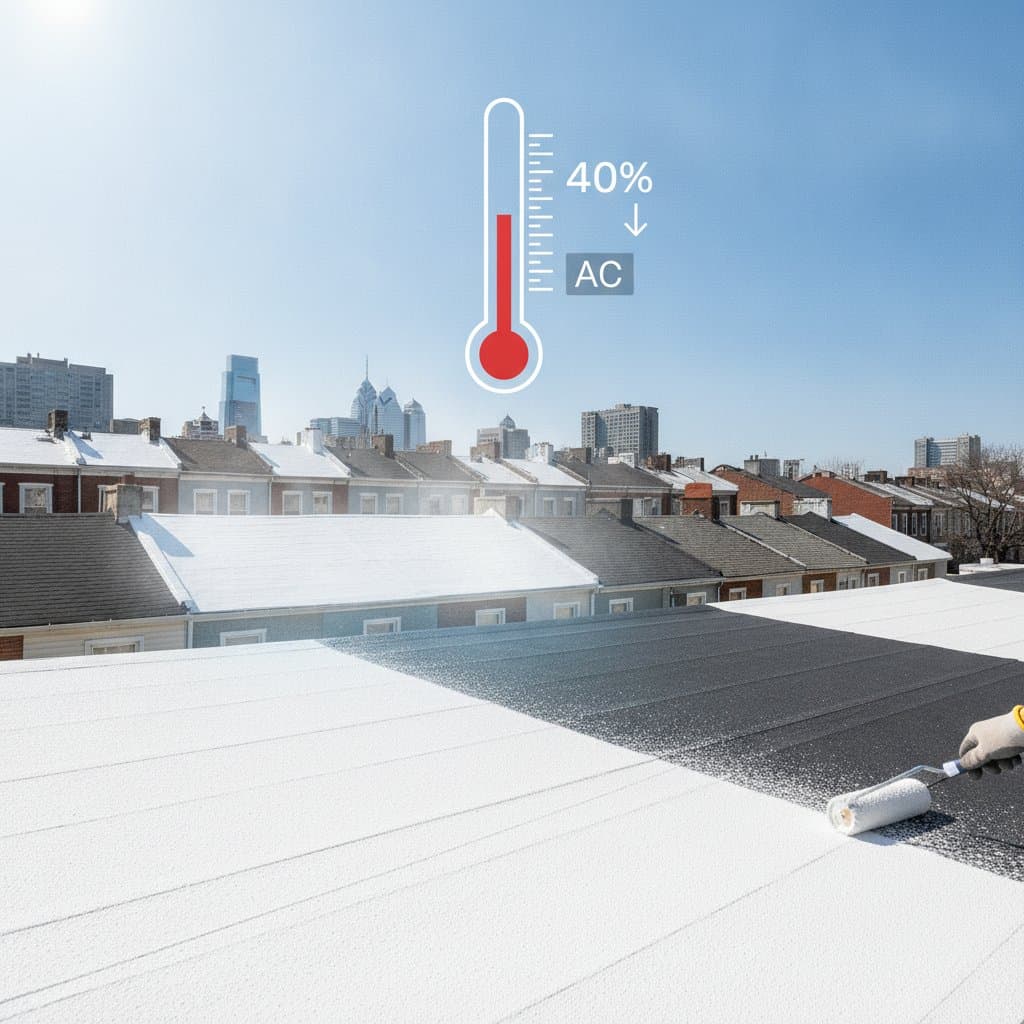 Featured image for Cool Roof Coatings Slash AC Bills 40% in Summer Heat