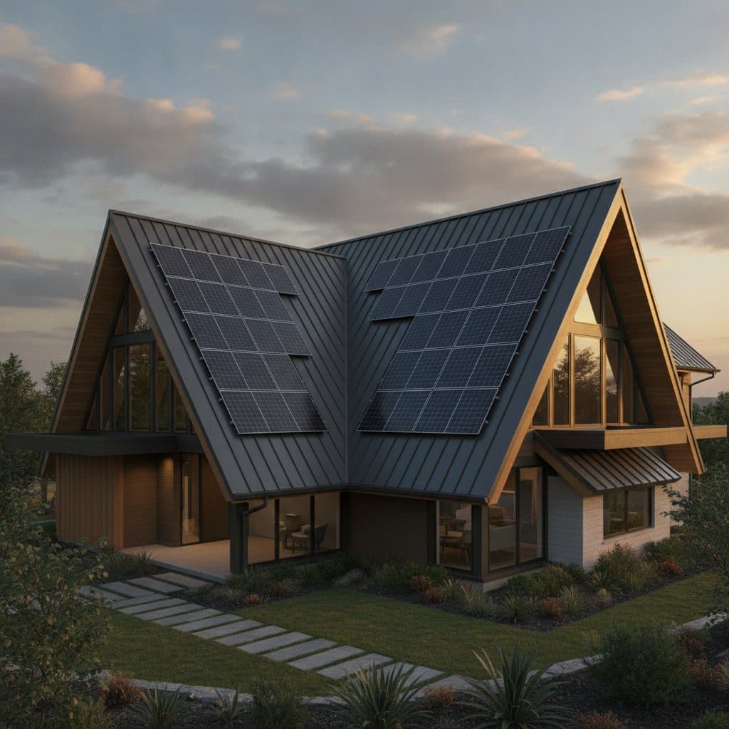 Featured image for Why Metal Roofs Match Solar Panel Lifespans Best