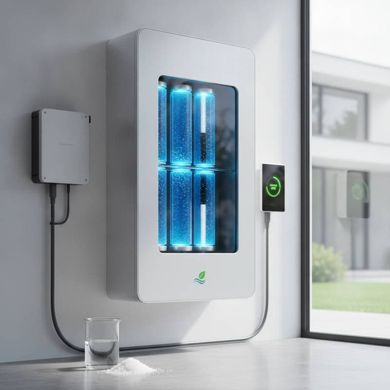 Image for Saltwater Batteries Eliminate Fire Risk in Solar Storage
