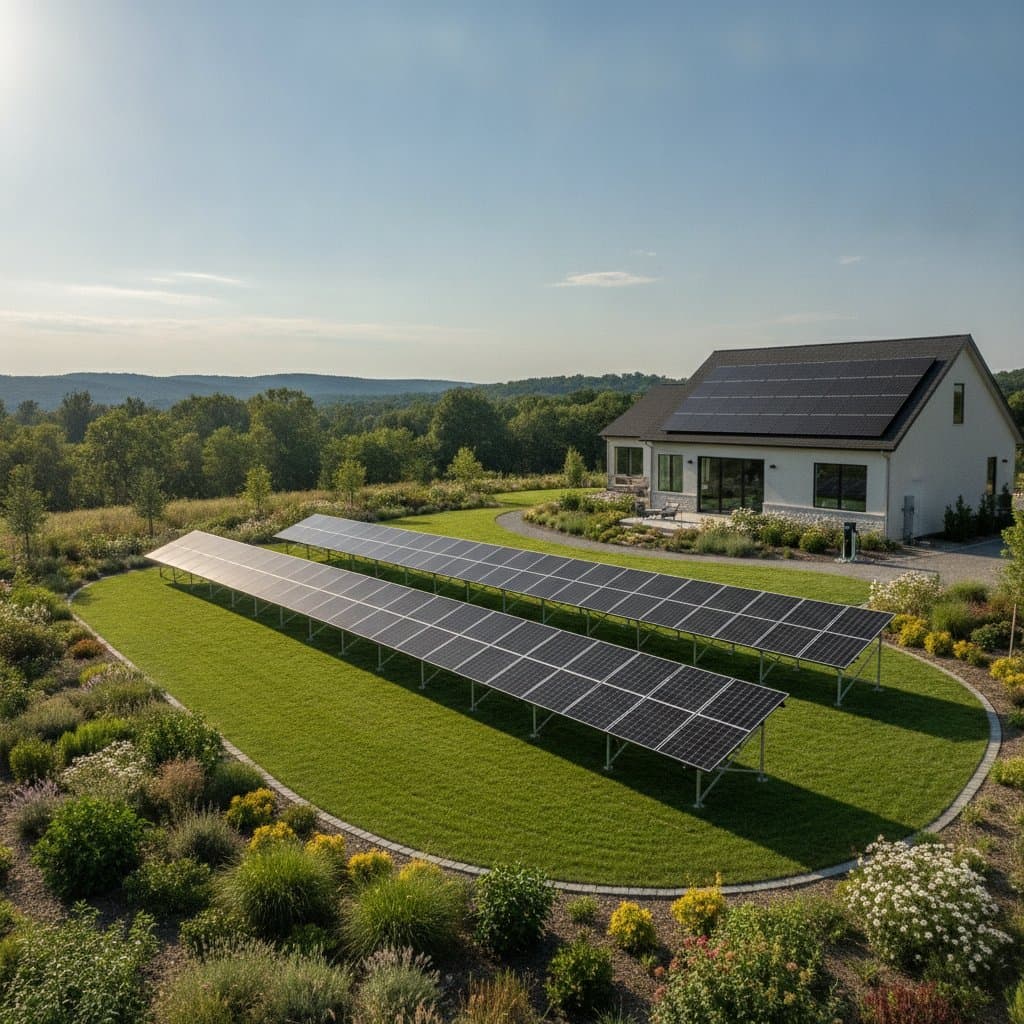 Featured image for Why Ground-Mount Solar Beats Rooftop Panels in 2026
