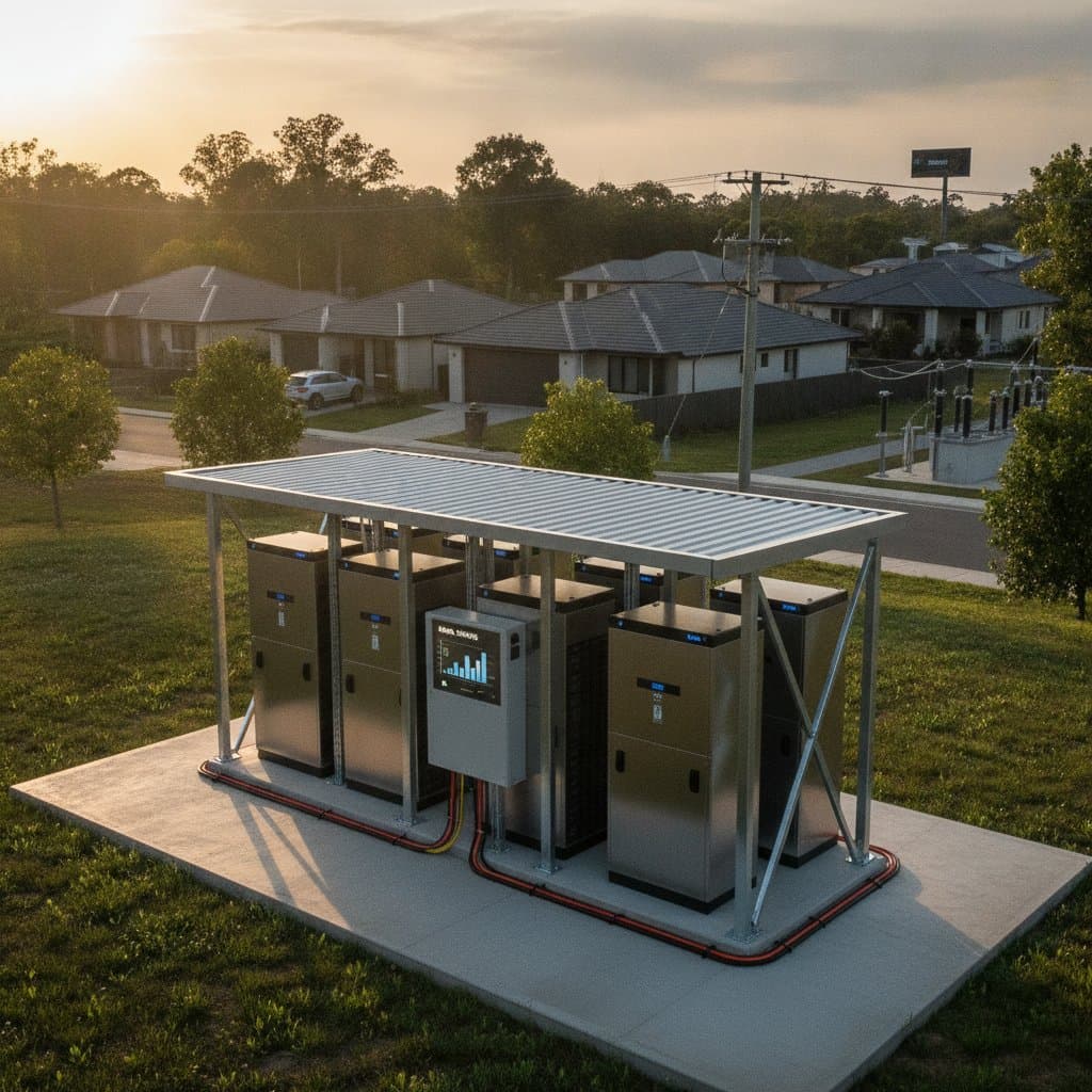 Featured image for Community Batteries Cut Energy Bills 40% Without Solar