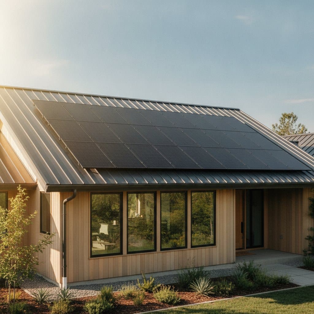 Featured image for Metal Roofs Keep Solar Panels Cooler and More Efficient