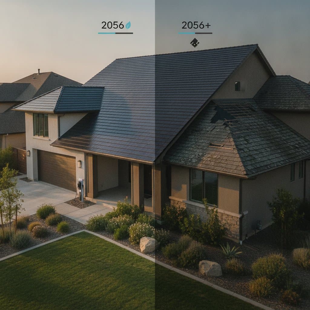 Image for Solar Roof Tiles Outlast Shingles by 30 Years