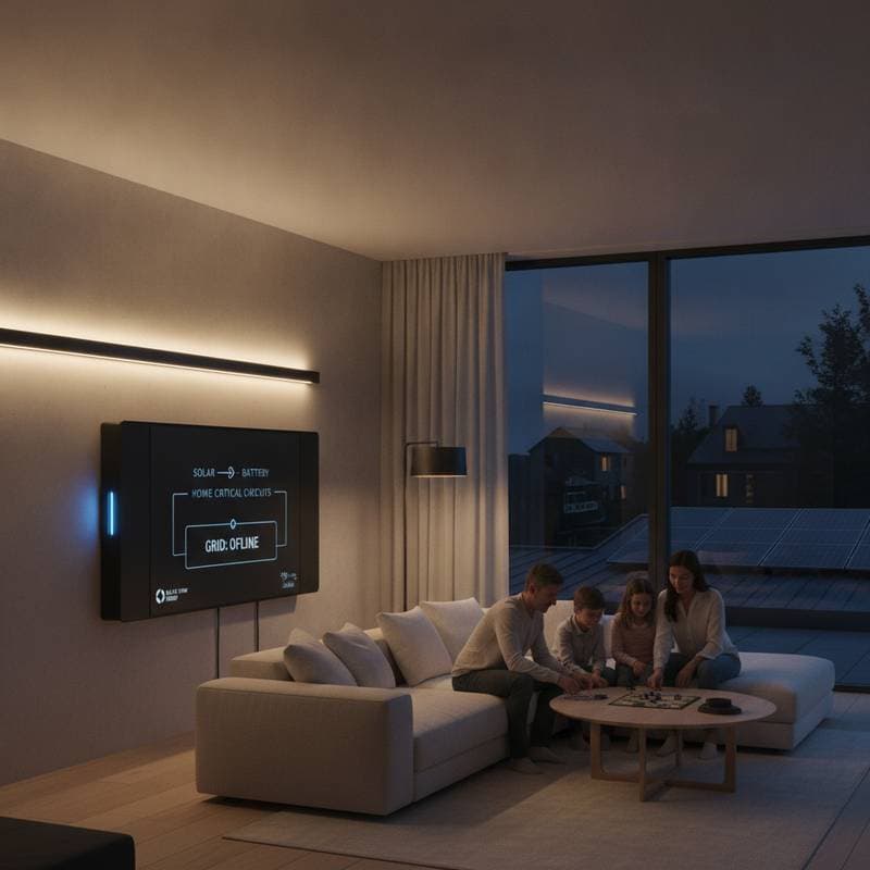 Image for Black Start Batteries Power Homes When Grid Fails