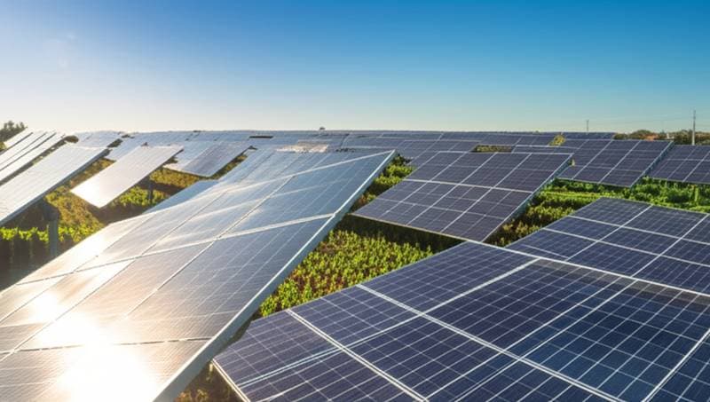 Featured image for Agrivoltaics: Growing Food Under Solar Panels in 2025