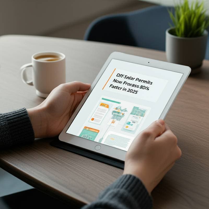 Featured image for DIY Solar Permits Now Process 80% Faster in 2025