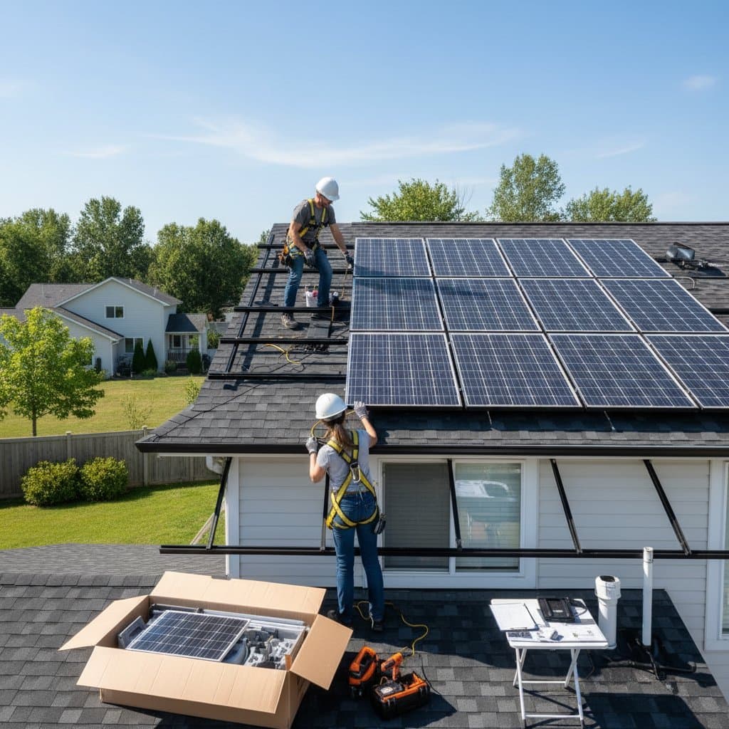 Featured image for DIY Solar Panels Cut Install Costs by $15K