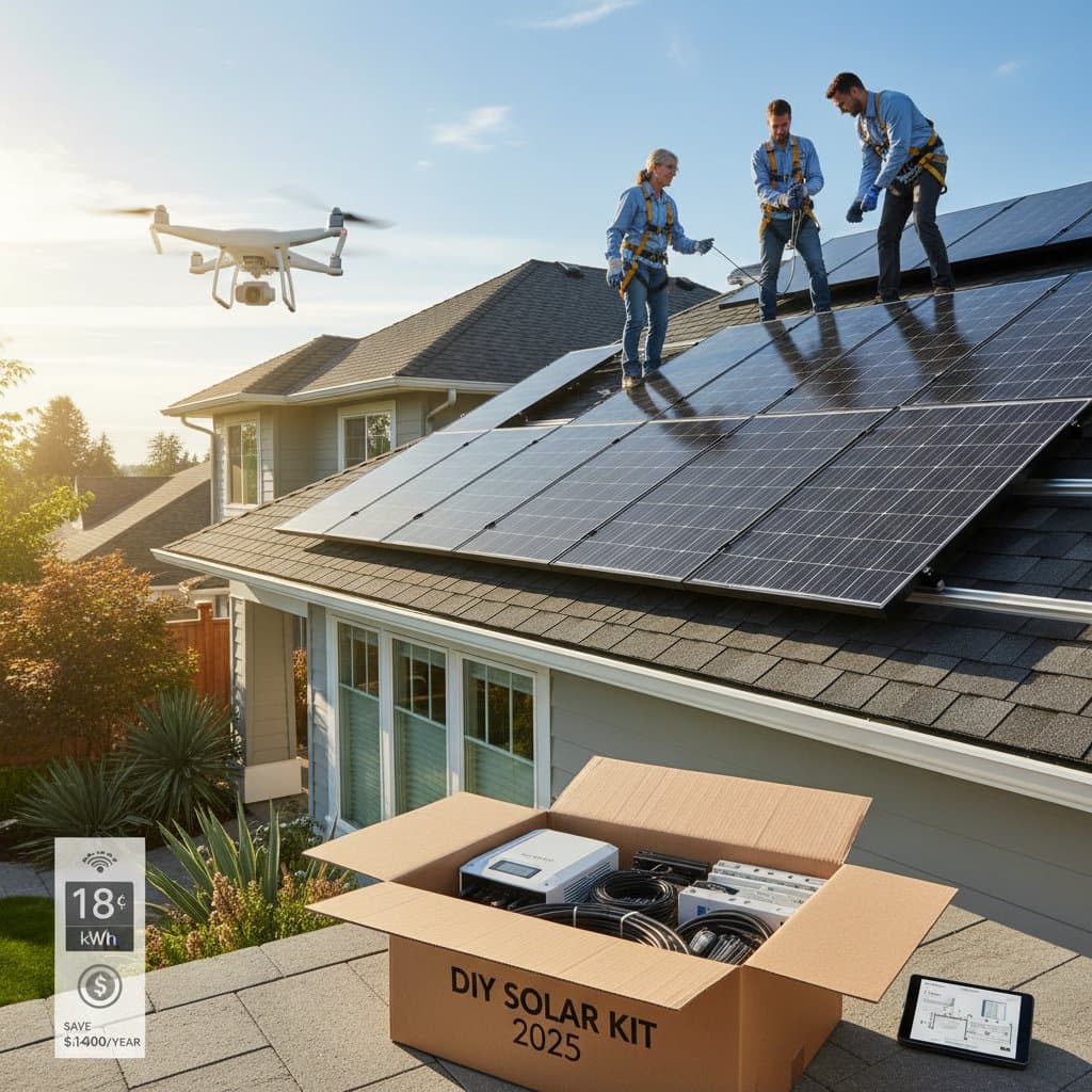 Featured image for DIY Solar Pays Back $1,400 Yearly at 18¢ Per kWh