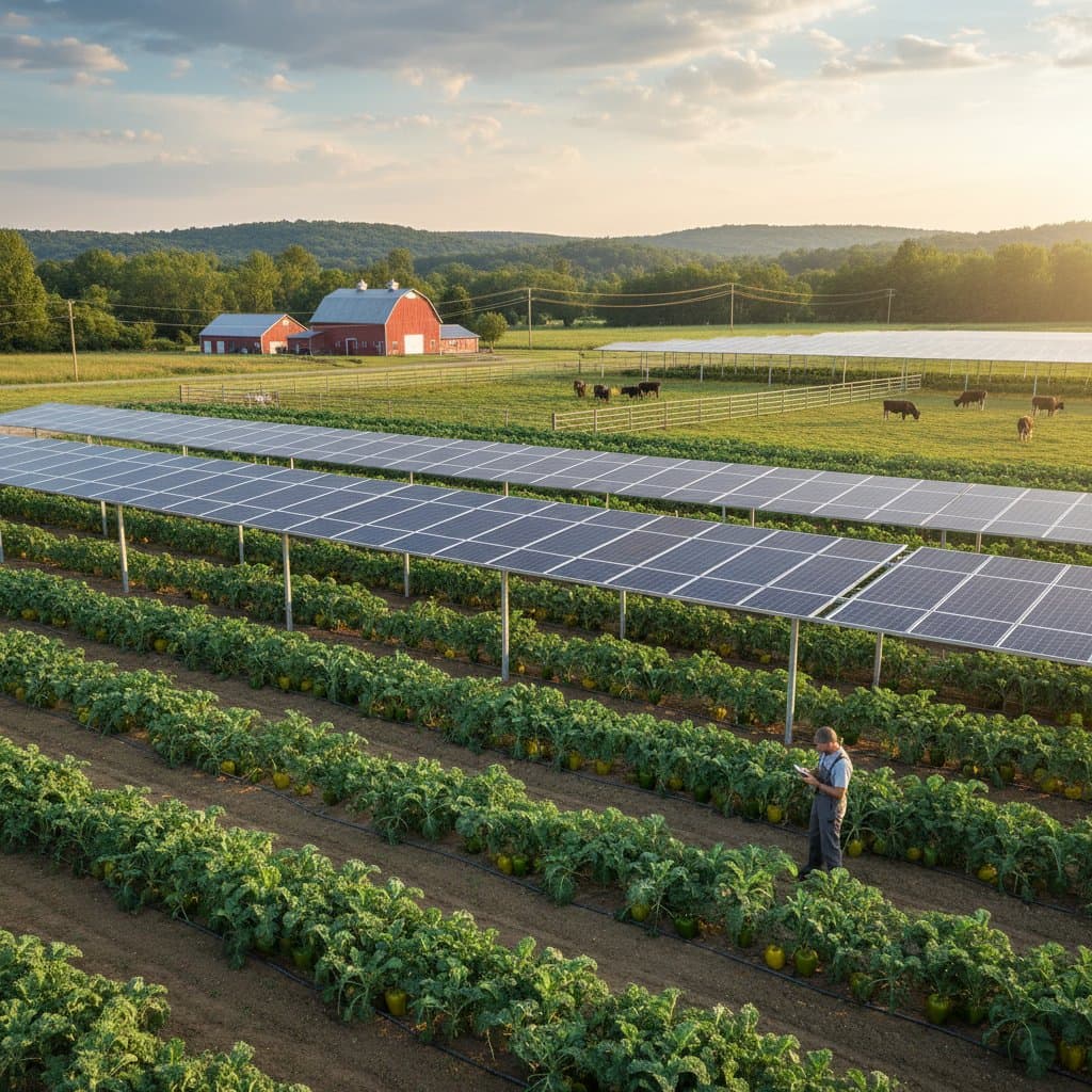 Featured image for Agrivoltaics: Farm Income Plus Solar on Same Land