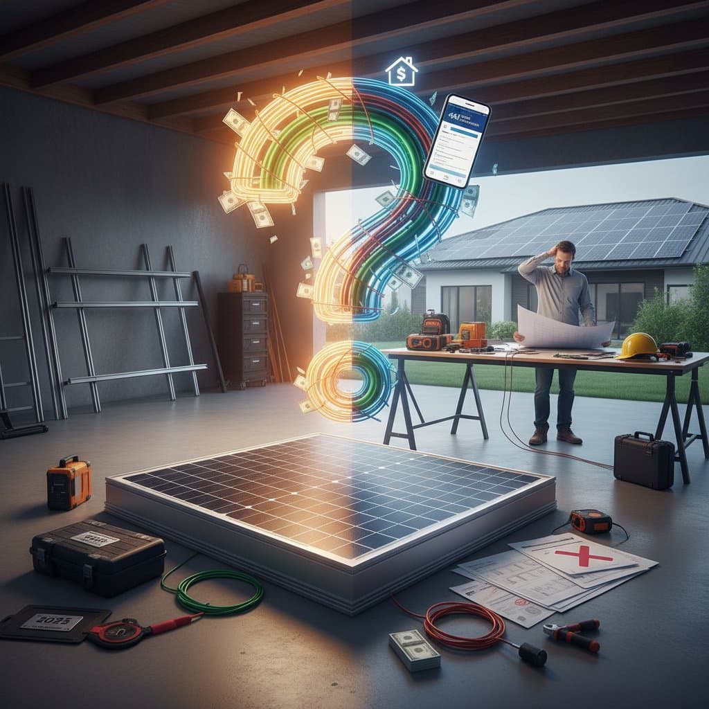 Featured image for DIY Solar: $15K Savings or 2025's Biggest Pitfall?