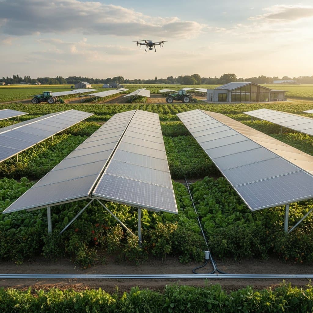 Featured image for Farms Doubling Income with Solar and Crop Dual Use