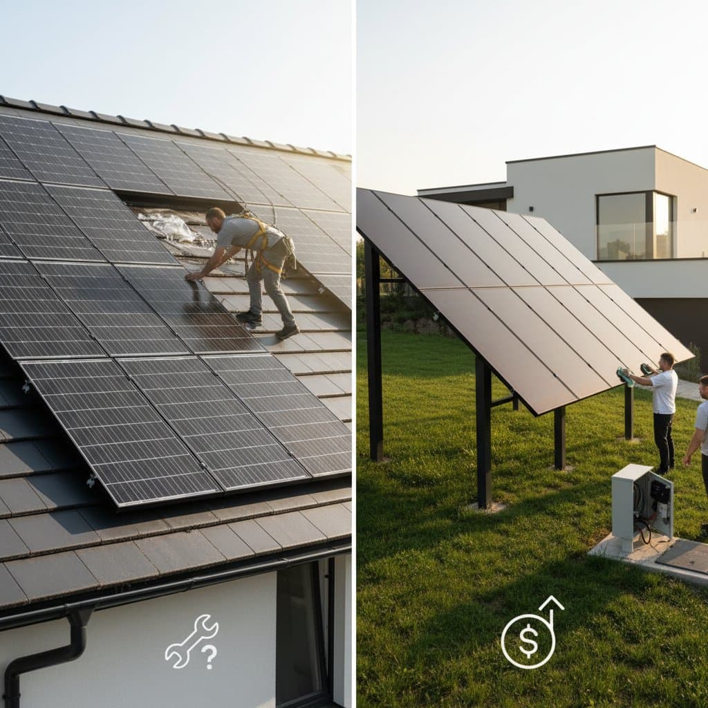 Featured image for Ground Solar Cuts Lifetime Costs Despite Higher Install