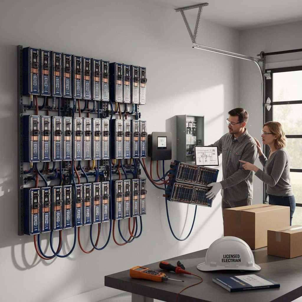 Featured image for DIY Battery Walls: When to Call an Electrician