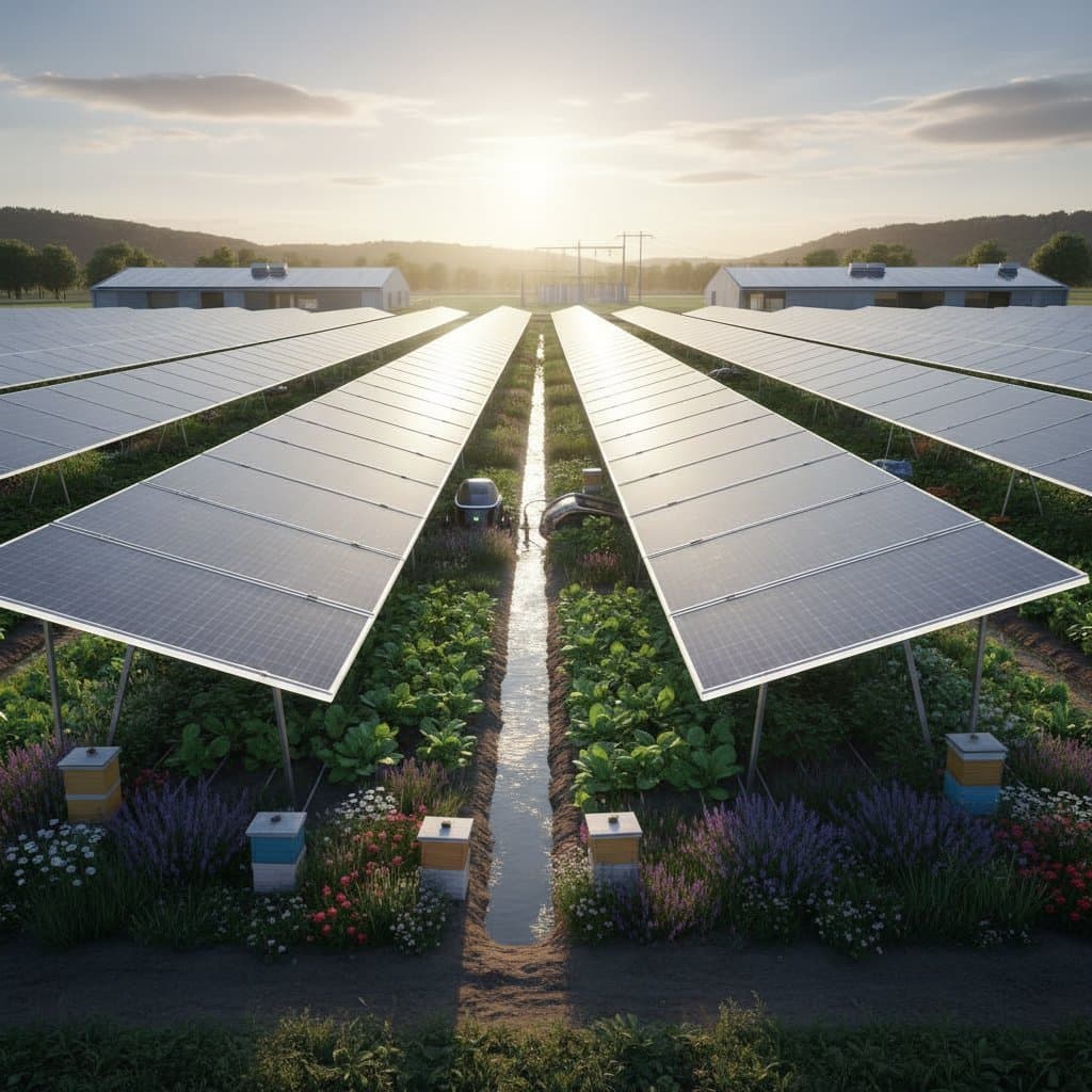 Featured image for Agrivoltaics Lets Farmers Grow Crops and Generate Power