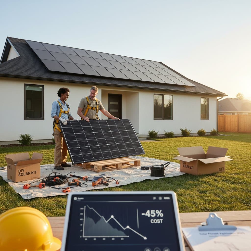 DIY Solar Kits Cut Installation Costs in Half
