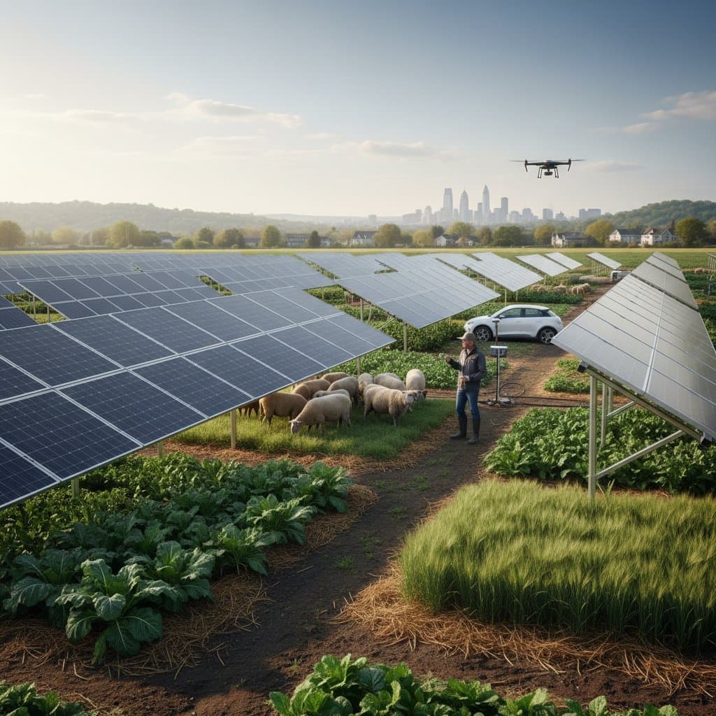 Featured image for Agrivoltaics Doubles Land Value with Solar Farming