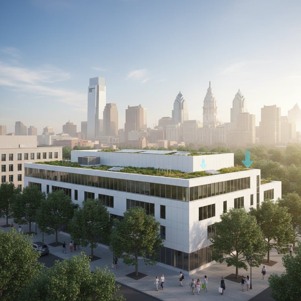 Featured image for Cool Roofs Cut Philadelphia AC Bills by 40%