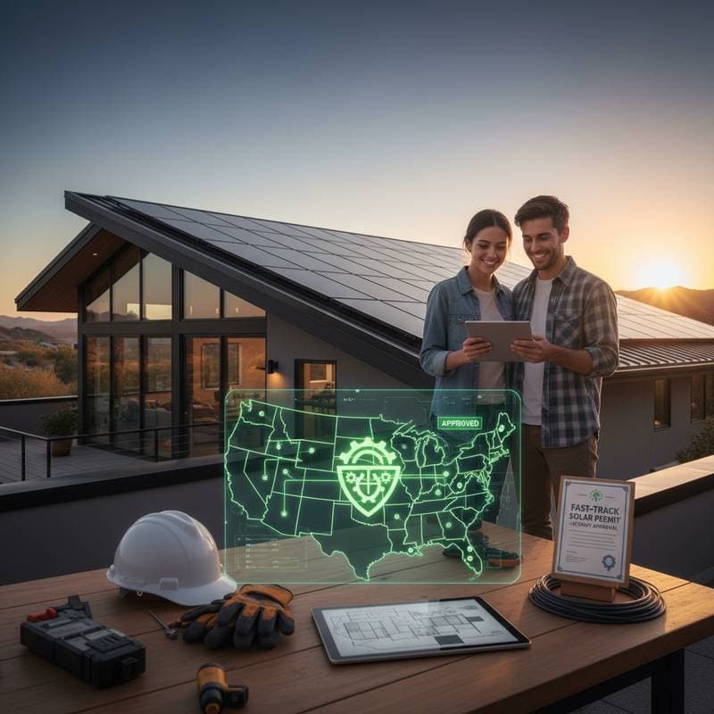 Featured image for 12 States Now Offer Fast-Track Solar Permits for DIYers