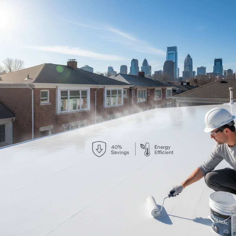 Featured image for Cut AC Bills 40% with Reflective Roof Coatings
