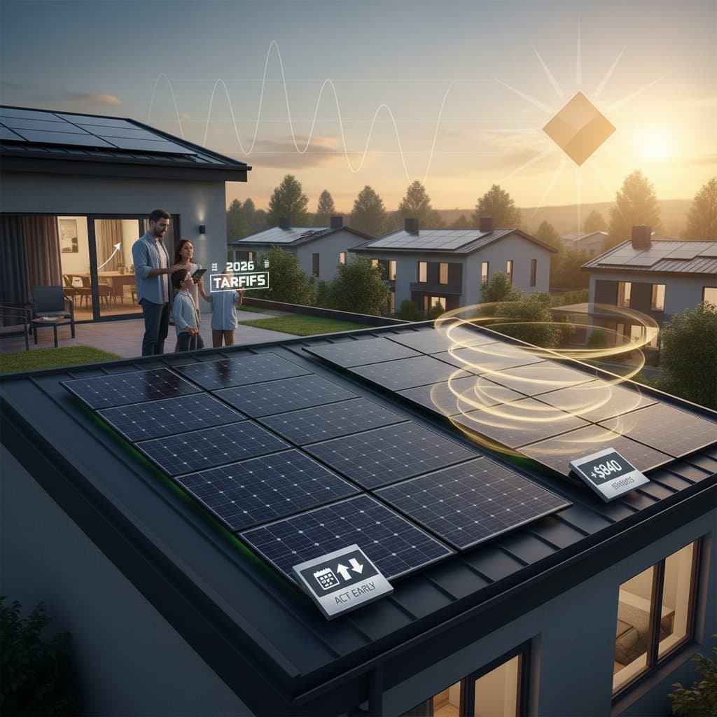 Featured image for Solar Tariffs Will Add $840 to Your System in 2026