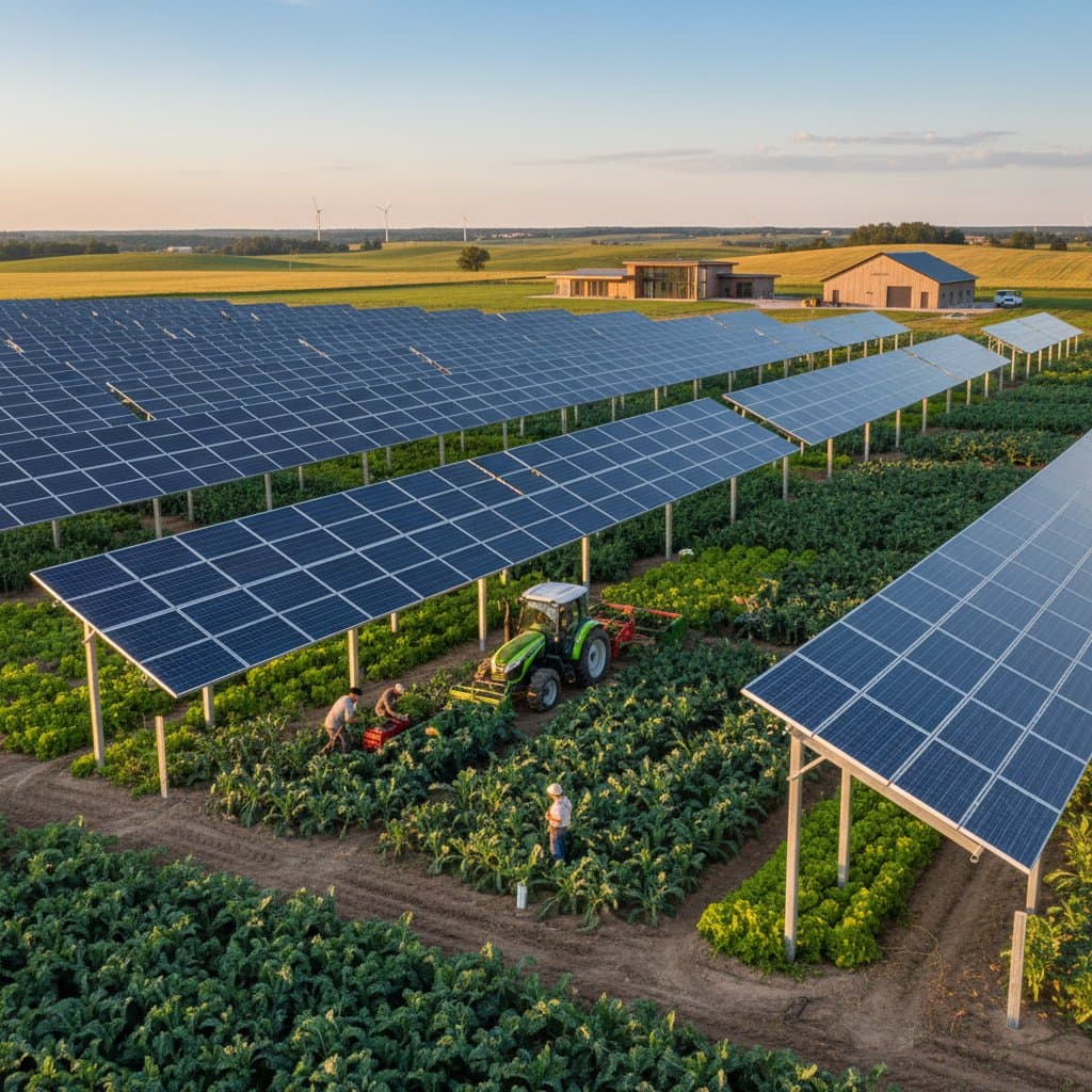 Featured image for Agrivoltaics Let Farms Double Income Without More Land