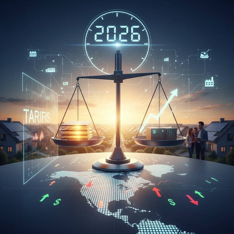 Featured image for 2026 Solar Tariffs Could Swing Panel Prices Both Ways