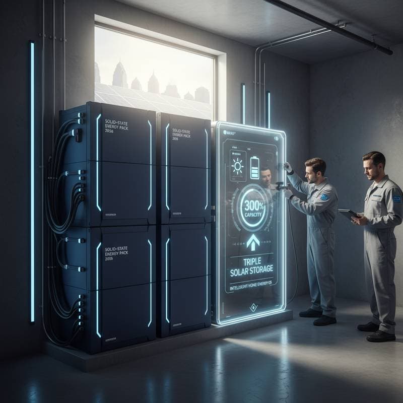 Featured image for Solid-State Batteries Store Triple the Solar Energy