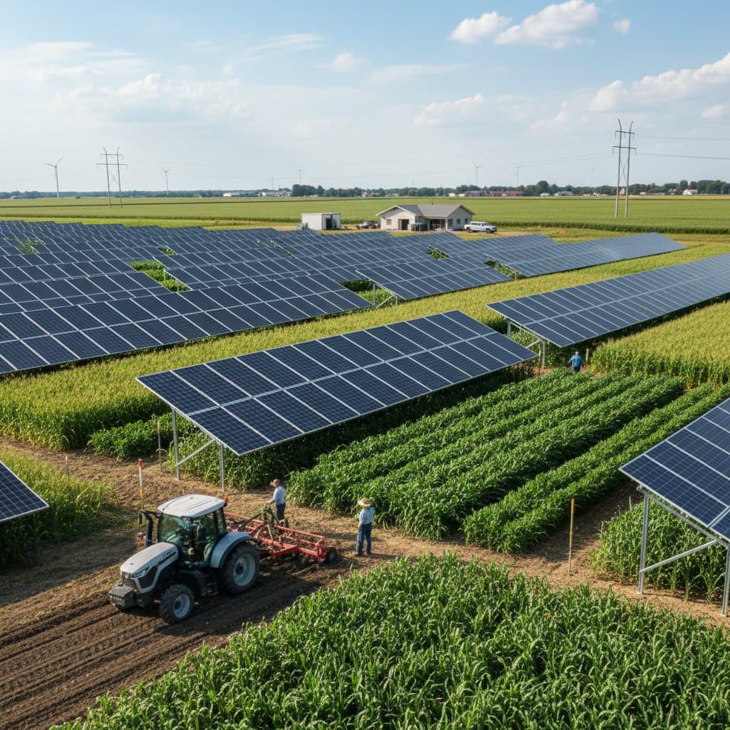 Featured image for Agrivoltaics Doubles Farm Land Value With Dual Income