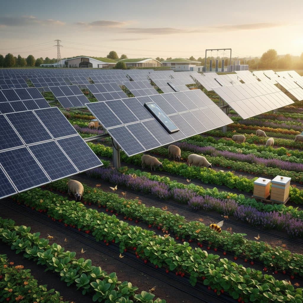 Featured image for Solar Farms That Feed People and the Grid