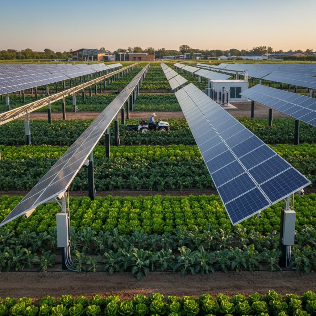 Featured image for Solar Panels Share Farmland Without Killing Crops