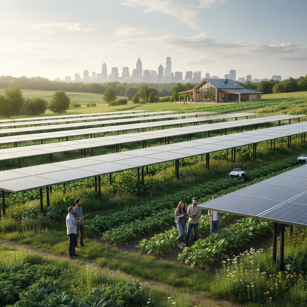 Featured image for Agrivoltaics Let Farmers Harvest Crops and Power