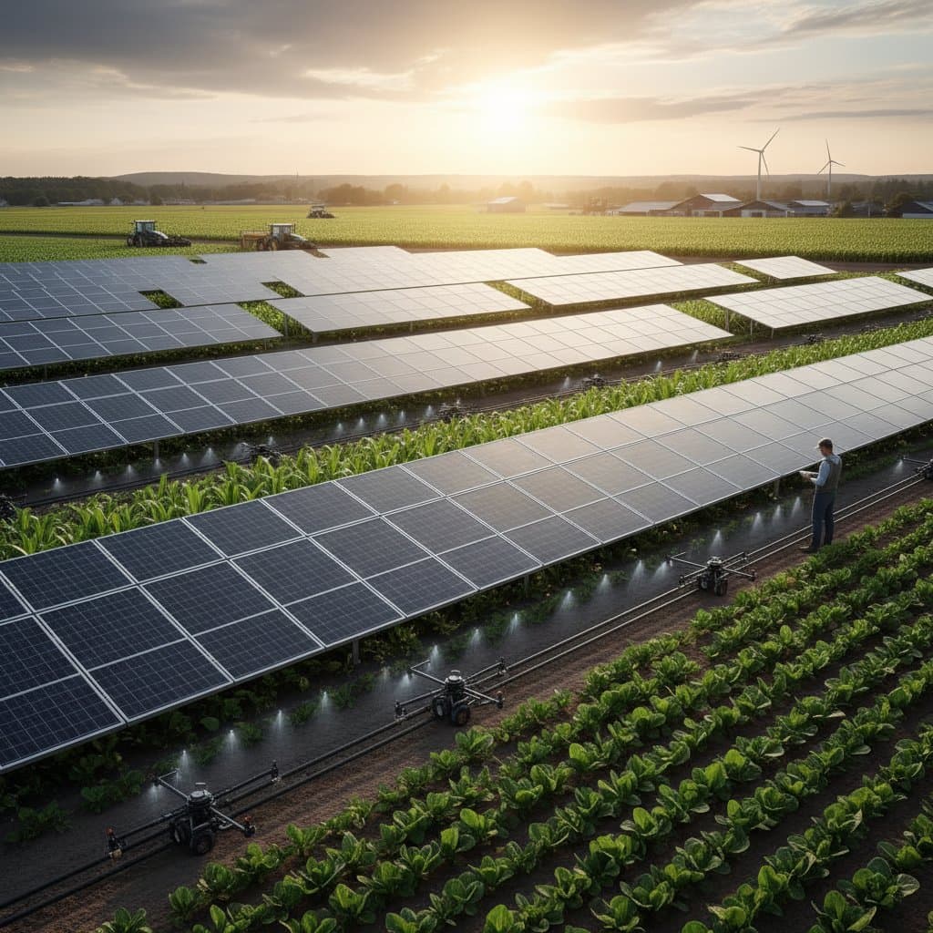 Featured image for Agrivoltaics: Growing Food Under Solar Panels by 2026
